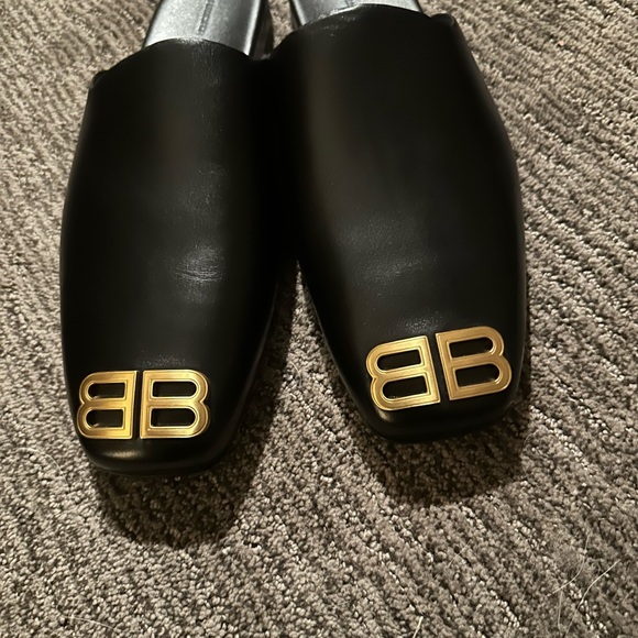 BB BALENCIAGA Men’s Leather slides EU 46. New without tags. - Picture 8 of 11